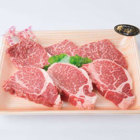 糸島黒毛和牛極上ステーキセット（ヒレ肉・ランプ肉）　約480ｇ