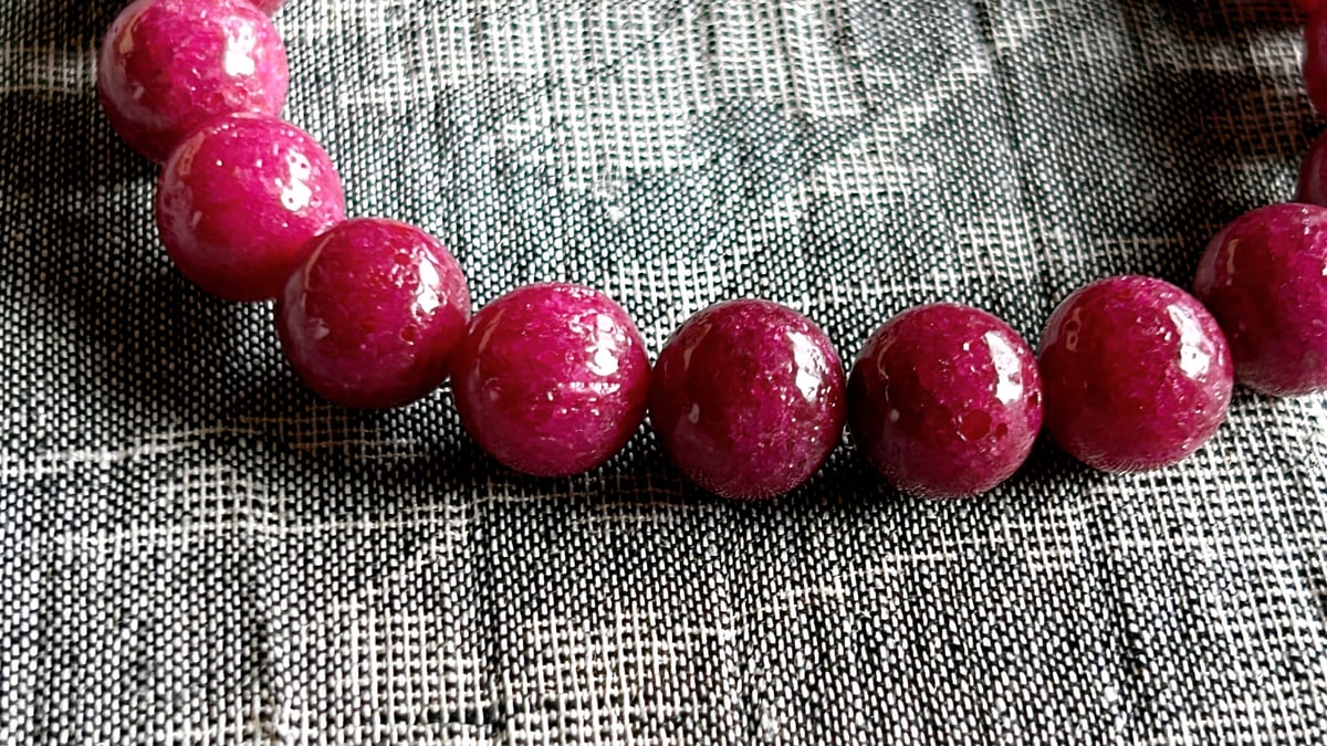 K様専用】ミャンマー産非加熱ルビーのブレスレット | 霽月洞