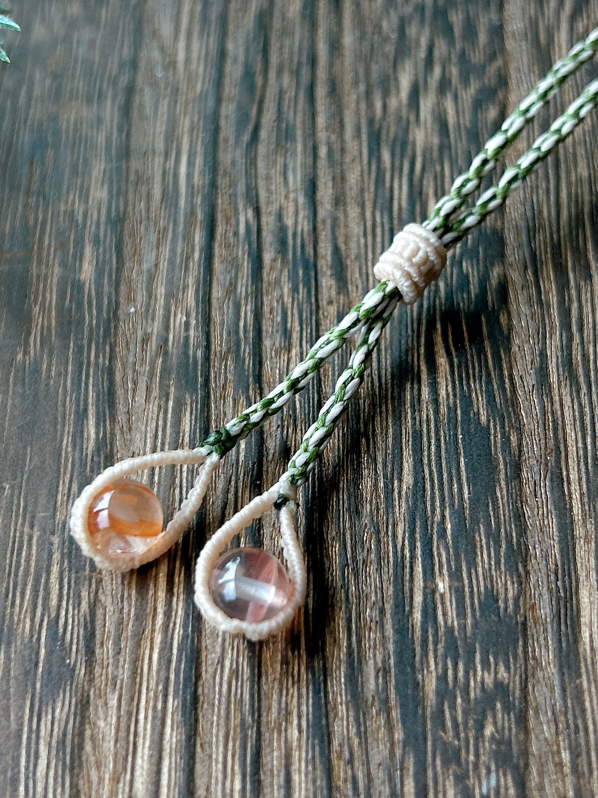 ヒマラヤ水晶のマクラメネックレス | 霽月洞-seigetsudou-鉱物装身具店