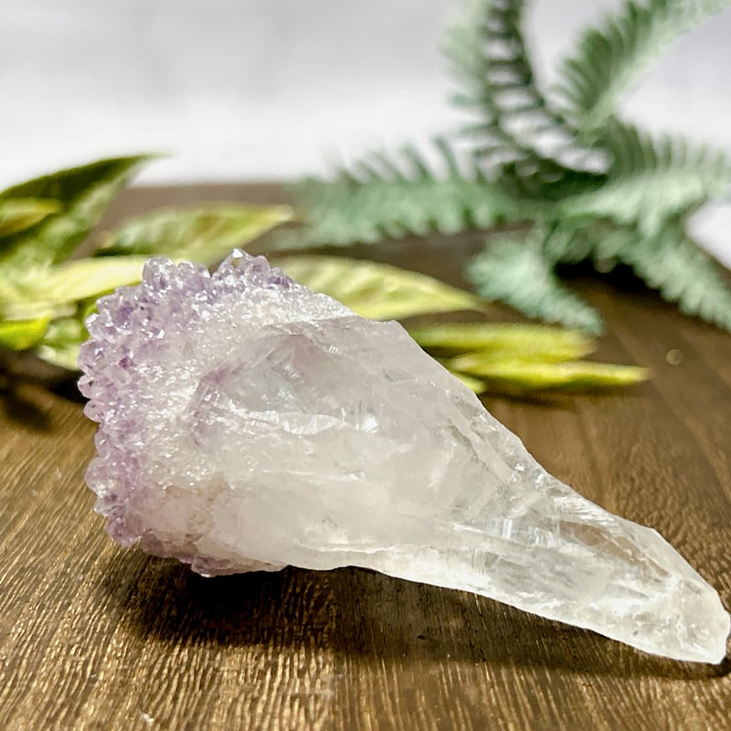 花束のようなスノーキャップアメジスト | 霽月洞-seigetsudou-鉱物