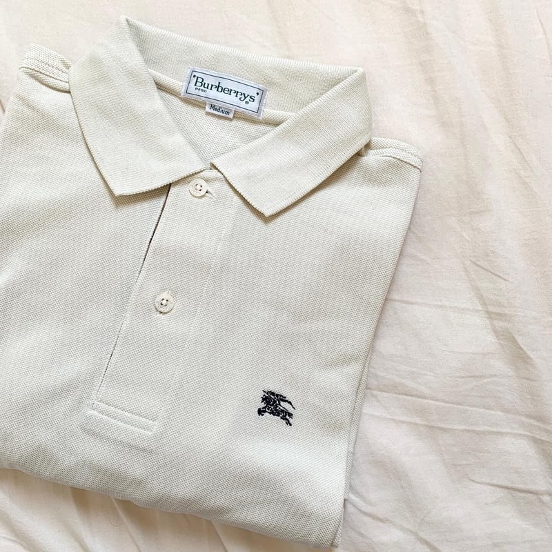 Burberry】ポロシャツ 古着 レディース メンズ バーバリー ロゴ