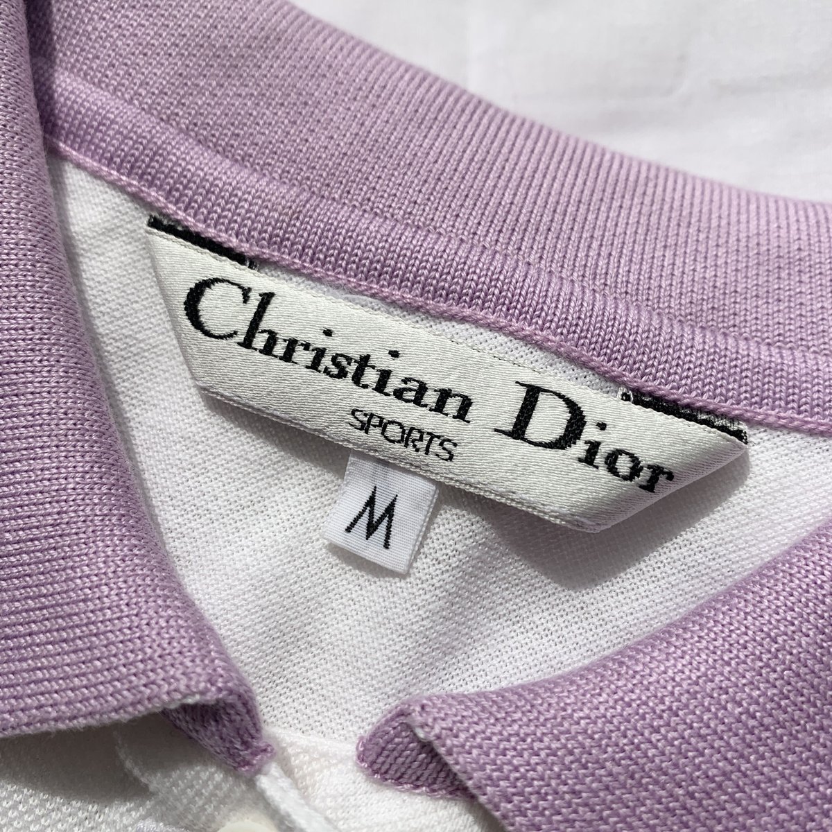 クリスチャンディオール 90s イタリア製 鹿の子 ワンポイント刺繍 半袖 ポロシャツ 50 えんじ Christian Dior オールド  メンズ  220722