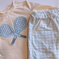 【即納販売】tennisギンガムセットアップ