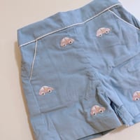 【即納販売】car刺繍ショートパンツ