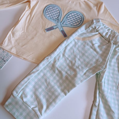 【即納販売】tennisギンガムセットアップ