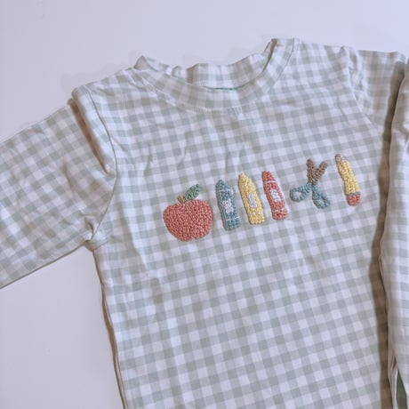 【即納販売】gotoschoolフレンチノット刺繍セットアップ