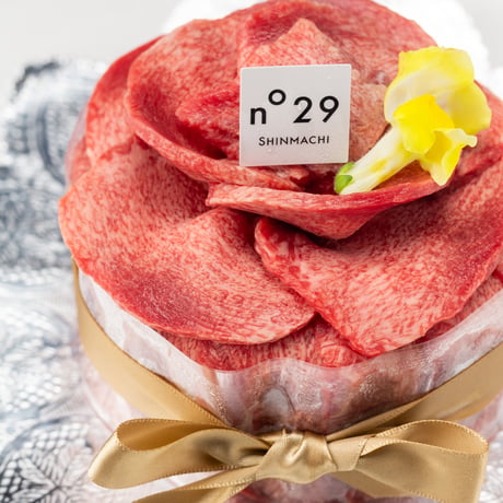プレミアム牛タン 肉ケーキ(MINI)/パンテオン 250ｇ大阪で人気の肉ケーキ専門店 面白い ギフト 彼氏 誕生日 男性 プレゼント サプライズ グルメ 記念日 結婚記念日 法人