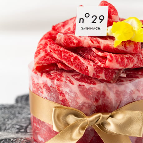 最高級A5黒毛和牛 ミニ肉ケーキ(MINI)/ドゥオーモ　300ｇ大阪で人気の肉ケーキ専門店 面白い ギフト プレゼント サプライズ グルメ 記念日 オーダーメイド グルメ 法人
