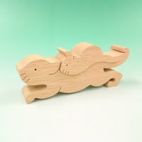 【FO】KA481 ネコの親子・しのび足M