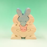 【FO】KA583 カンガルーの親子・M