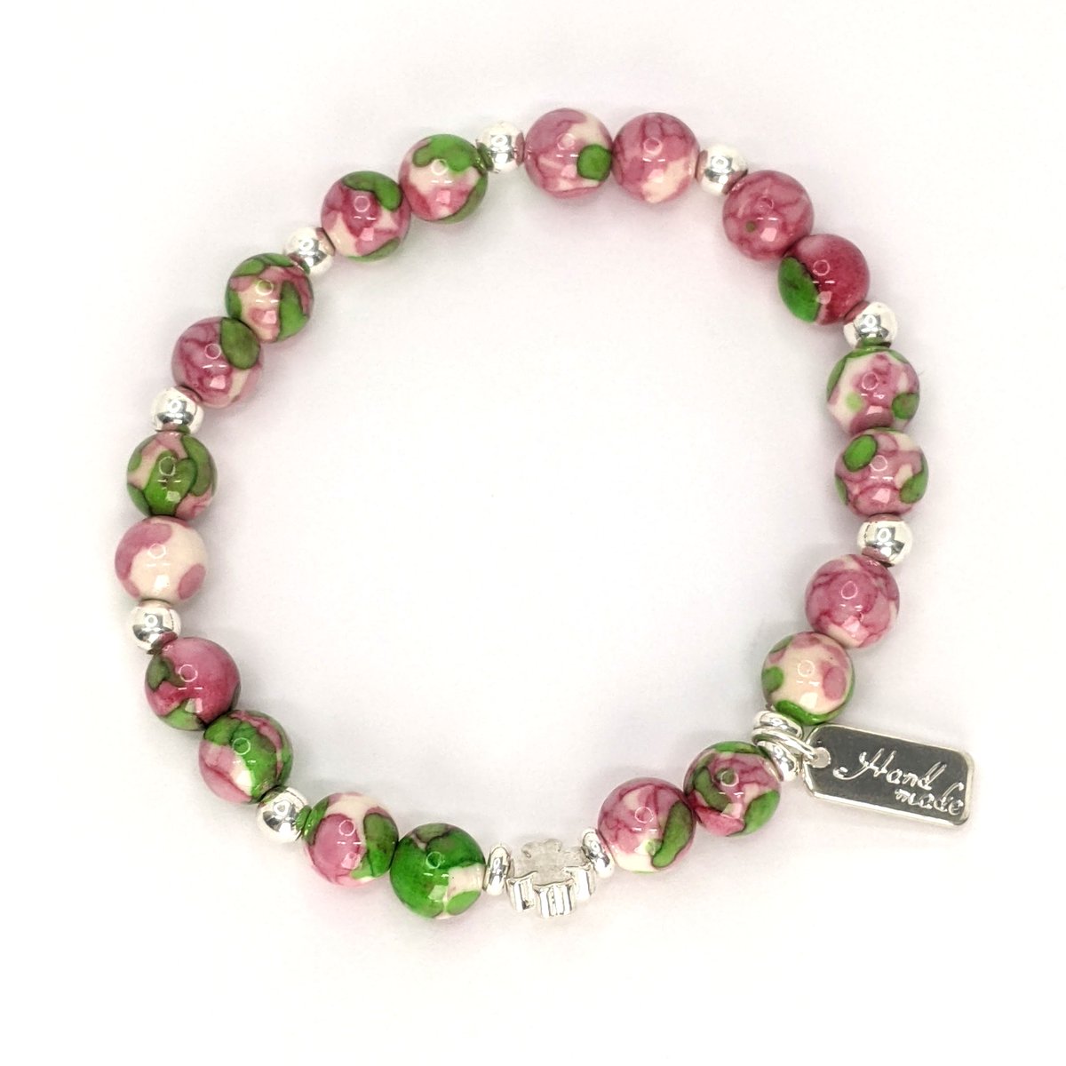 最上位】チョウピラコ霊石 天然石ブレスレット(ピンク) 座敷わらし  