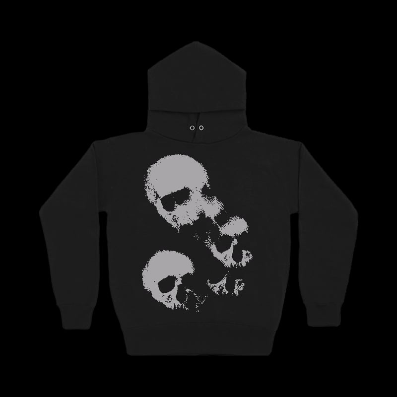 Ghost Hoodie (Silver) | YXNGBRATZ OFFICIAL ONLI