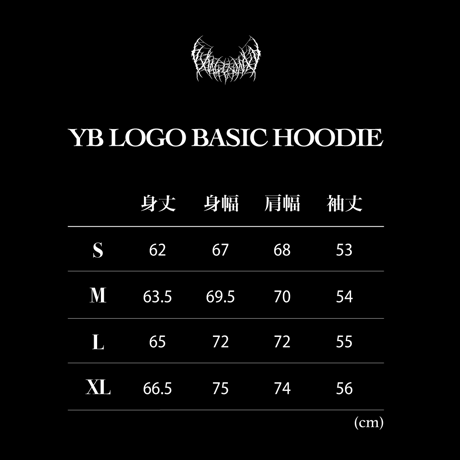 YB LOGO BASIC HOODIE