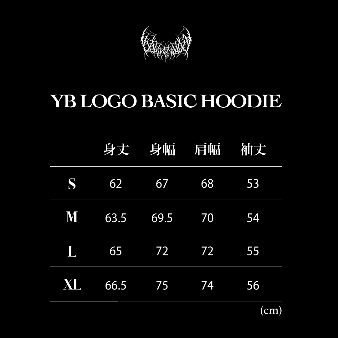 YB LOGO BASIC HOODIE | YXNGBRATZ OFFICIAL ONLIN