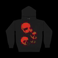 Thorn Skull Scarf (Black×White) | YXNGBRATZ OFF