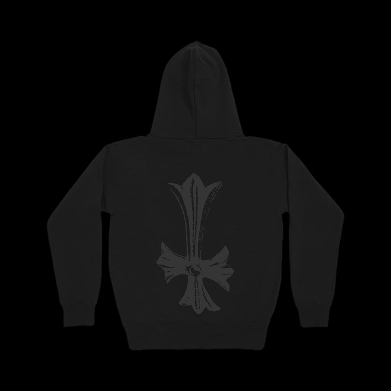 Ghost Hoodie (Glitter Black) | YXNGBRATZ OFFICI