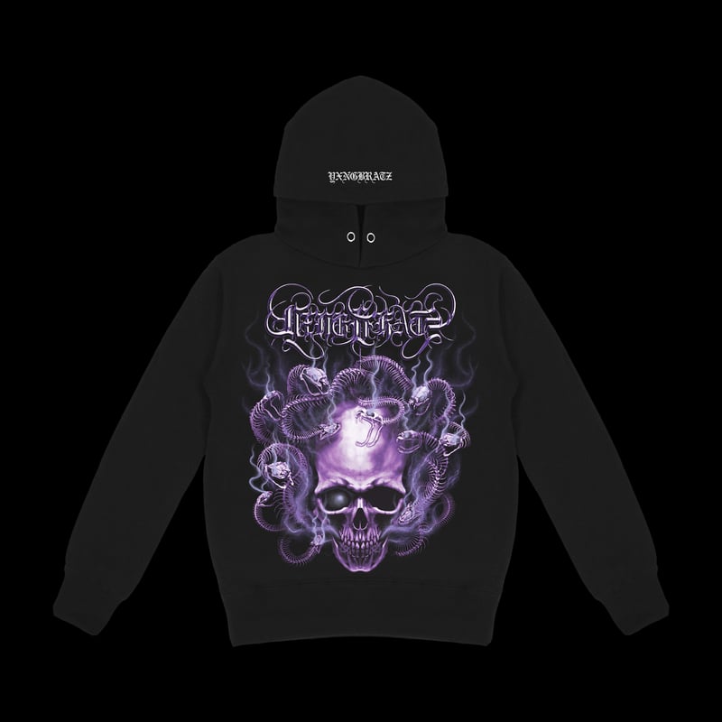 YXNGBRATZパーカー Medusa Hoodie (Purple) | YXNGBRATZ OFFICIAL ONL