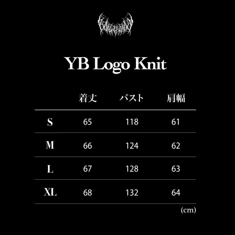 YB Logo Knit (White)