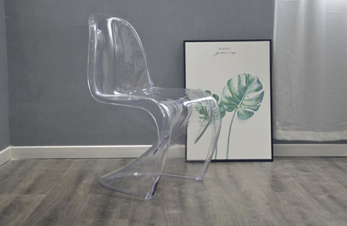 パントンチェア リプロダクト クリア パープル 1脚 パントンチェア リ