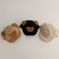 【ボア耳付き　コーデュロイキャップ】3color