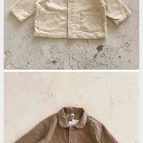 【エルボーポッチコーデュロイジャケット】2color