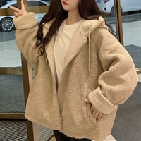 【両サイドビッグポケット　ボアリバーシブルブルゾン】3color