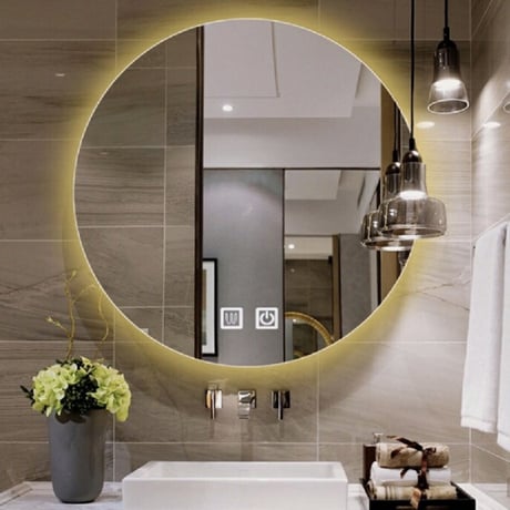 【おしゃれ 女優 円形ミラー】