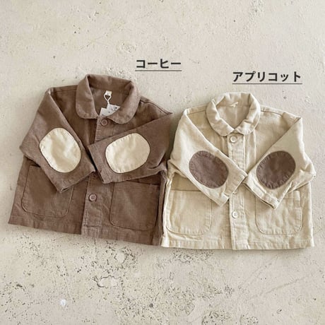 【エルボーポッチコーデュロイジャケット】2color