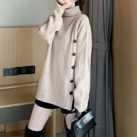 【ハイネックニットワンピース】6color