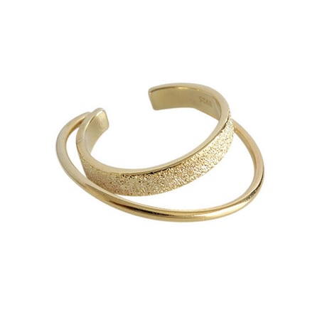 【18K シルバー プラネット リング】2color