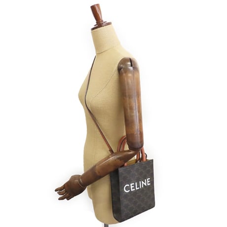 【CELINE ミニ バーティカルカバ トートバッグ】