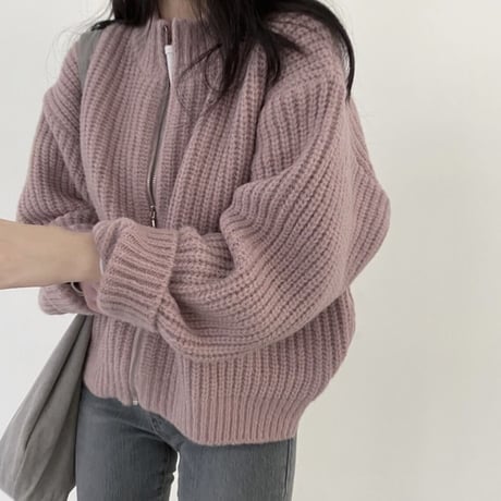 【ドルマンスリーブ　ニットカーディガン】3color