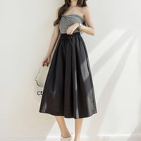 【上品に体型カバー　ワイドパンツ】