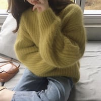 【ふわふわニットセーター】4color