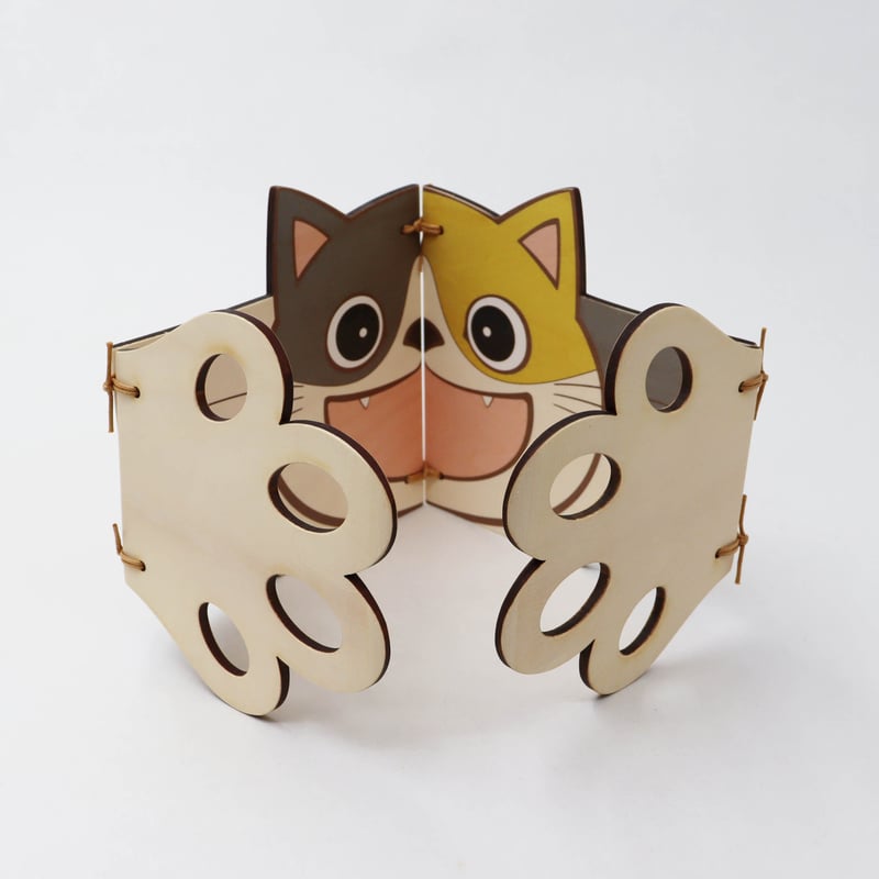 WOOK「いないいない にゃあ」ネコ | mamamano