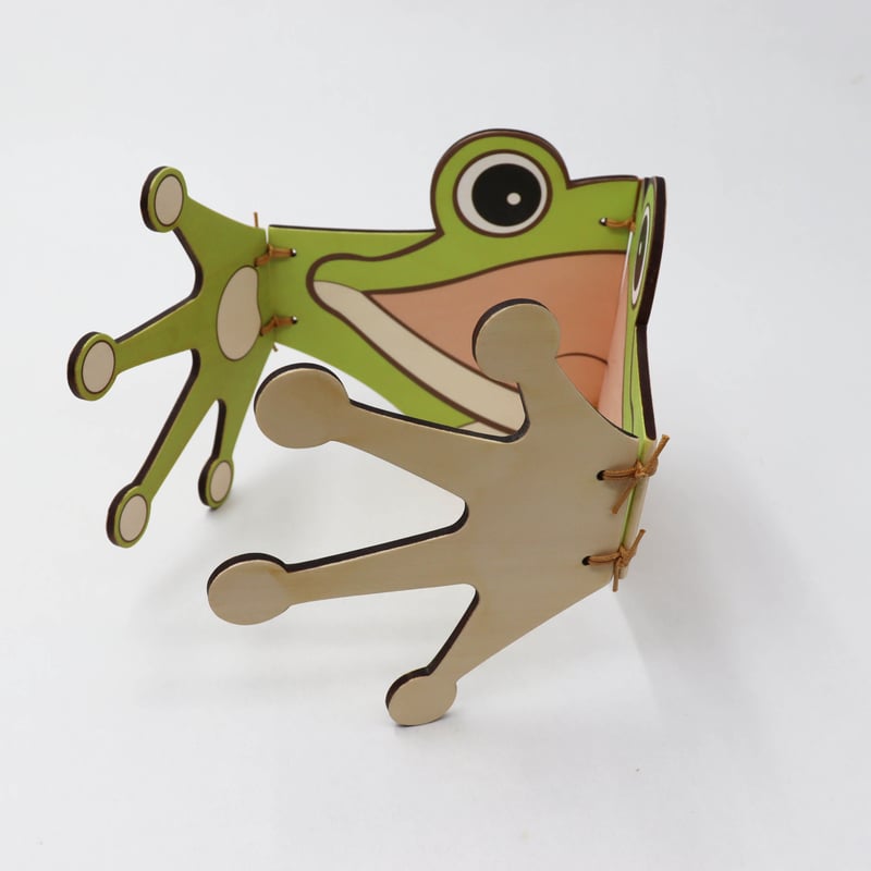 WOOK「いないいない ケロ」カエル | mamamano