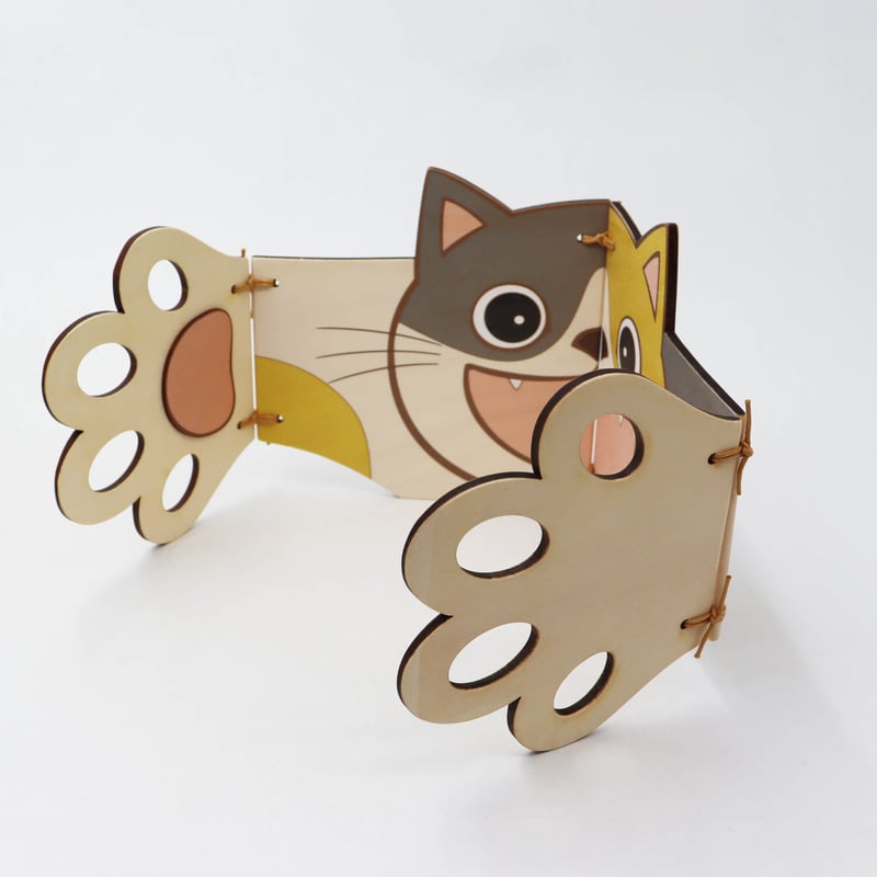 WOOK「いないいない にゃあ」ネコ | mamamano