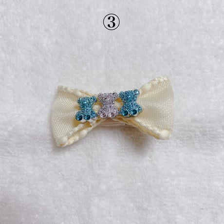 glitter bearsバレッタ
