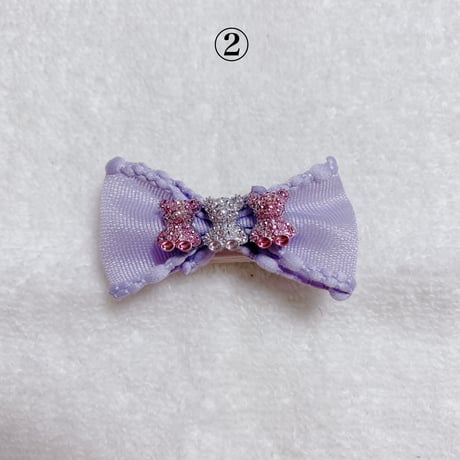 glitter bearsバレッタ