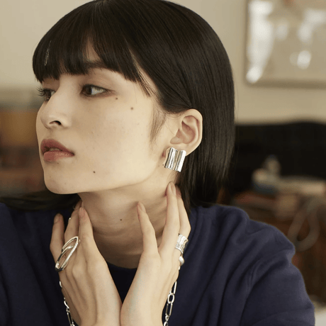 Wave square Earring