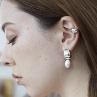 Freshwaterpearl Ear Set