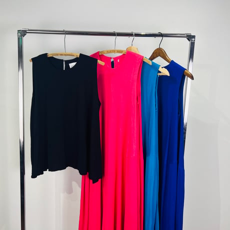 A LINE DRESS（ロング・ピンク）