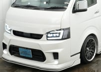 ★受注生産商品★ BRASH 200系 ハイエース レジアスエース 標準 ナローボディー用 フロント エアロバンパー  グリル一体型 張り出しエアロ ブラッシュエアロ FRP