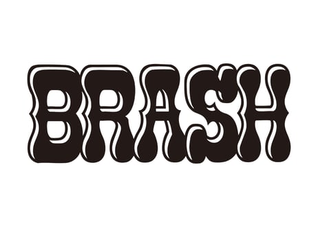 BRASHロゴカッティングステッカー(B)