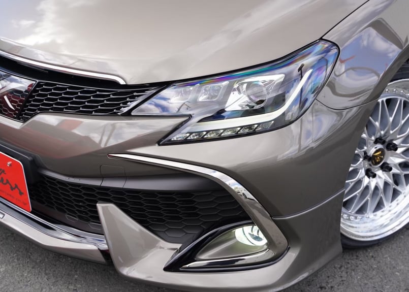 BRASH】TOYOTA GRX130 マークX / BRASH3眼カラーアイヘッドライト