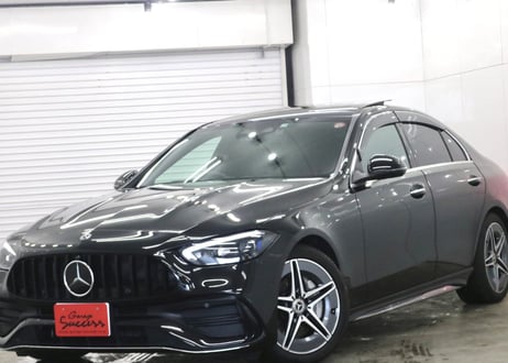 W206 ベンツ Cクラス  パナメリカーナグリル  AMG GTRタイプ 【オールブラック】【CH-BN6PGB】