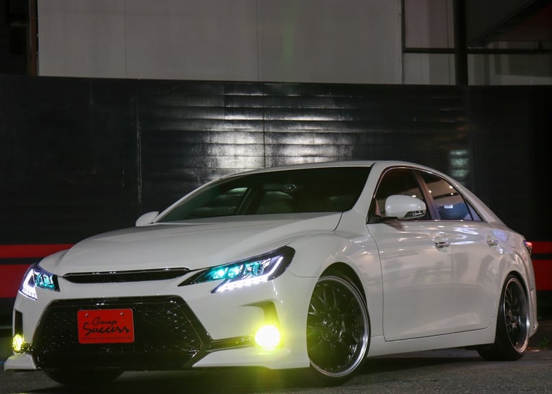 BRASH】TOYOTA GRX130 マークX / BRASH3眼カラーアイヘッドライト