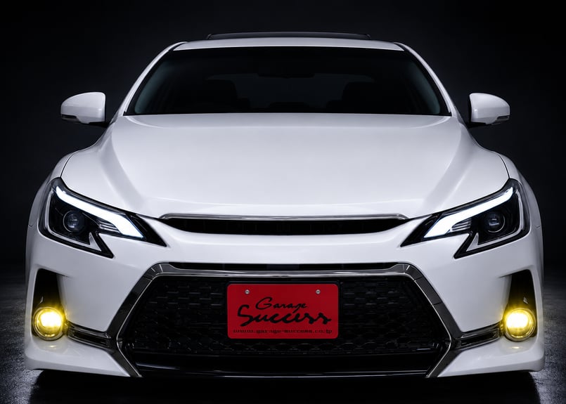 TOYOTA GRX130 マークX / 中期後期型 アイブロウヘッドライト