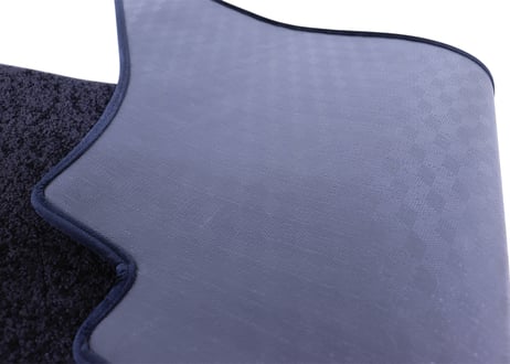 【BRASH】 200系 ハイエース レジアスエース フロアマット 前席 後席 4P セット ブラック 模様無し 黒内装 足元 マット