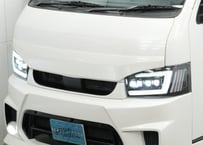 ★受注生産商品★ BRASH 200系 ハイエース レジアスエース 標準 ナローボディー用 ボンネット スポイラー ガーニッシュ ブラッシュエアロ FRP